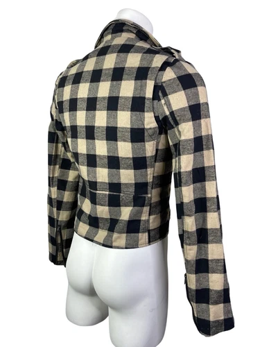 TRIPP FLANNEL GRUNGE ROCKABILLY MOTORCYCLE EMO ROCK MOTO BIKER PUNK COAT JACKET image 11