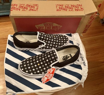 vans slip on customs