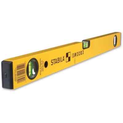 Stabila 70-2 600 mm 60 cm 24 Zoll Wasserwaage Doppel-Lot STB70224 glatte Fläche