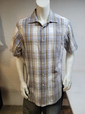 Cremieux short-sleeve button-up men's shirt size L / we2886 r1 t20