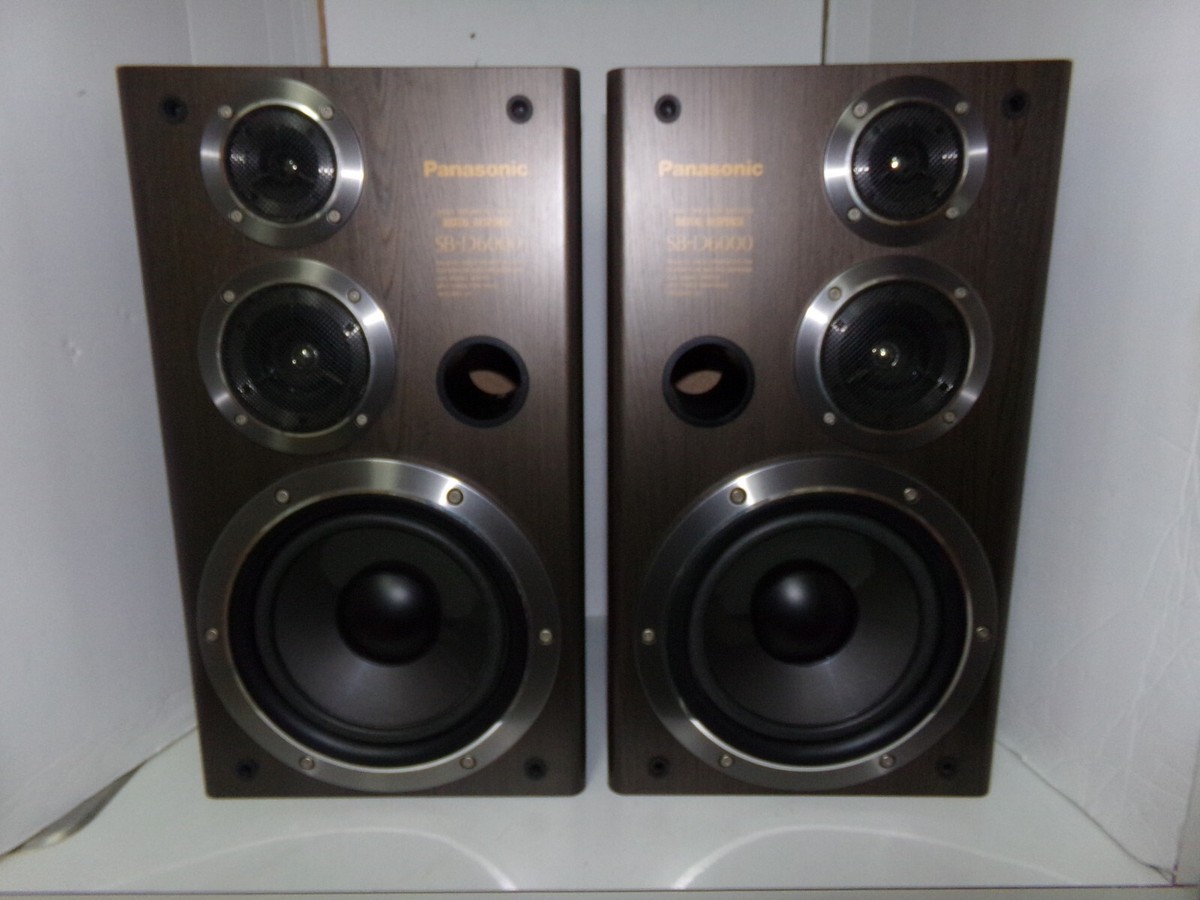 Panasonic 3way スピーカー RARE Vintage 1980s PANASONIC 3-Way Speakers SB-D6000 Made in Japan