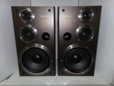 RARE Vintage 1980s PANASONIC 3-Way Speakers SB-D6000 Made in Japan