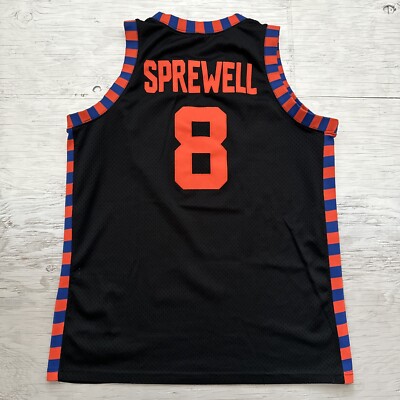 Vintage Nike NBA New York Knicks Latrell Sprewell #8 Sewn