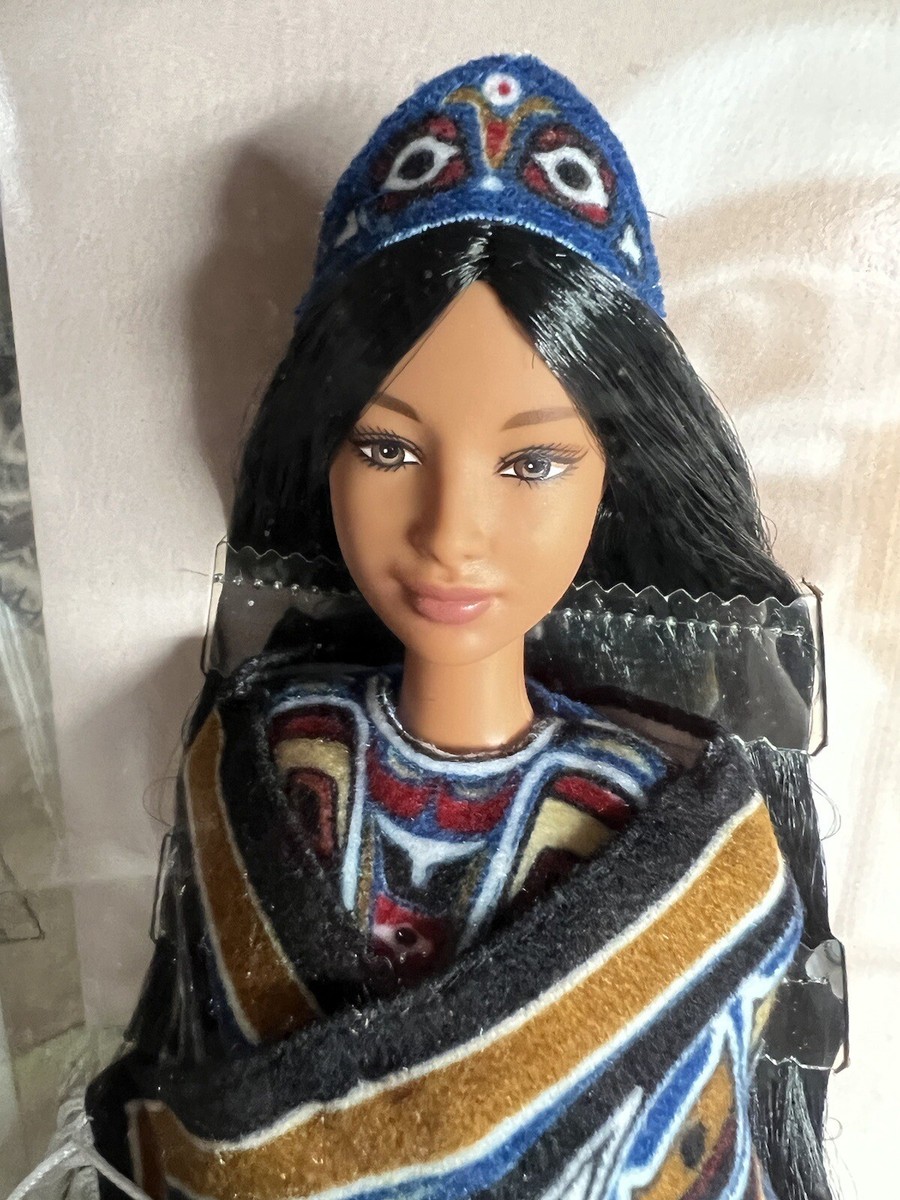 NRFB Northwest Coast Native American Dolls of the World Barbie 1999