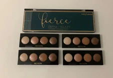 (Pack of 5) Revlon EyeShadow 710 not just Nudes(4) & Fierce contourkit Profusion