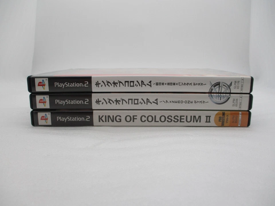 PS2 KING OF COLOSSEUM RED GREEN II 3Games set Japan import NOAH PRO WRESTLING - Image 3 of 4