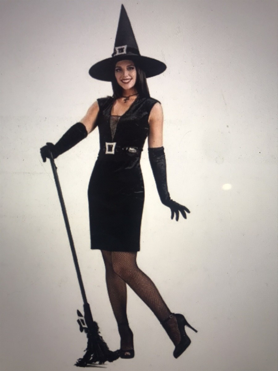 Cocktail Black Velvet Witch Costume One Size Adult Standard Halloween | eBay Cocktail Black Velvet Witch Costume One Size Adult Standard Halloween | eBay