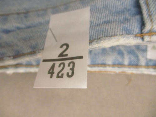 ZARA Size 6 Womens Blue Light Wash 100% Organic Cotton Pockets Mom Shorts 423 - Picture 8 of 8