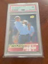 2024 Upper Deck Golf Sam Bennett 121 Young Guns Exclusives /100 - PSA 9