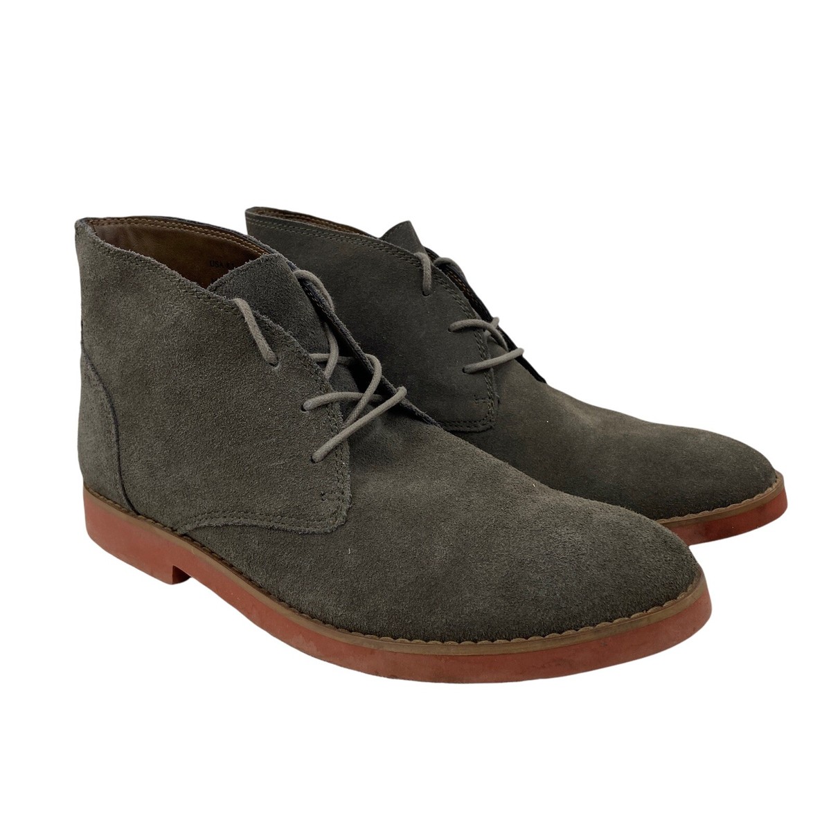 Buks Gray Suede Chukka Boots by Walk-Over — Sz 12 BUKS BY WALK OVER Sz 8.5 M Wallen Gray Suede Chukka Boots  main image 3