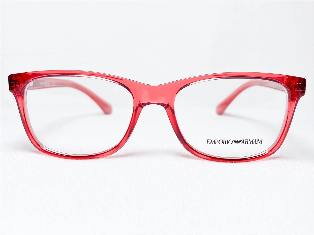 Emporio Armani EA3007 Eyeglass Frames Pink Crystal Black 53 16 140 Womens RX Y2K Emporio Armani Pink Eyeglass Frames for sale | eBay main image 2