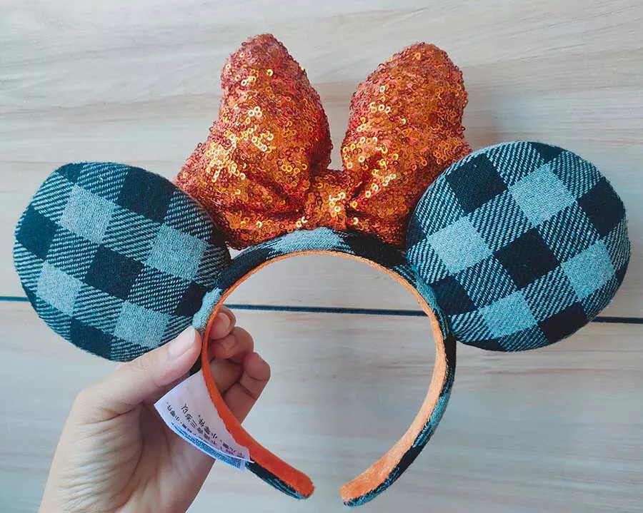 Plaid headband with best sale bow