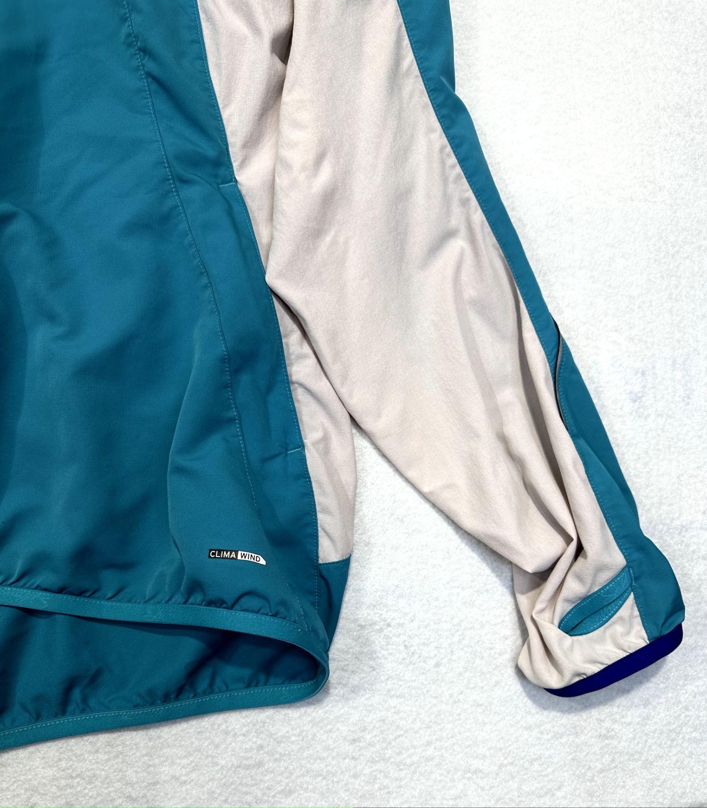 Salomon Clima Giacca Vento Cerniera Piena Donna Frangivento Grande Blu Trail Running