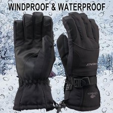 Ski Snowboard Gloves with 3M Thinsulate, Cold Weather Gloves Fits Men  Women