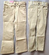 Boys Slim or Girls 4-6X SONOMA Goods for Life  Sandy Tan Bootcut Jeans BNWT