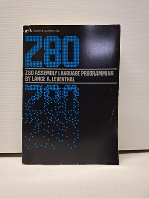 Z80 Assembly Language Programming Lance Leventhal 1979 PB
