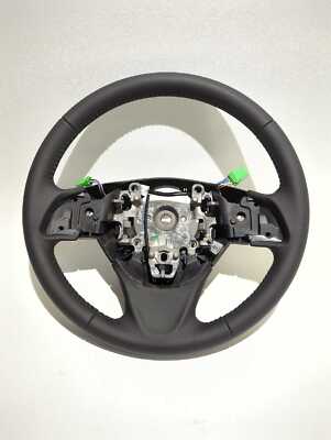 マリホジャ 2014-2023 Mitsubishi Mirage Steering Wheel Black Leather