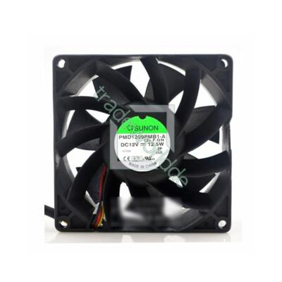 1PC SUNON PMD1209PMB1-A (2) .F.GN 9038 12V 12.5W 9CM 3-wire fan New