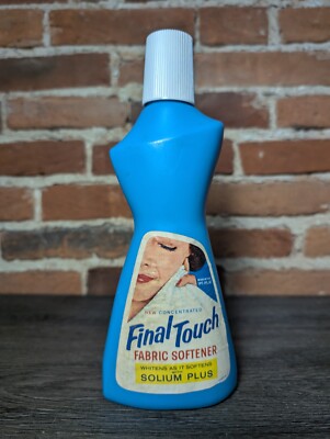 Vintage 17 Oz FINAL TOUCH FABRIC SOFTENER Laundry Movie Prop NOS