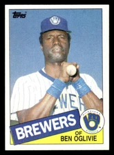 1985 Topps #681 Ben Oglivie Card Milwaukee Brewers