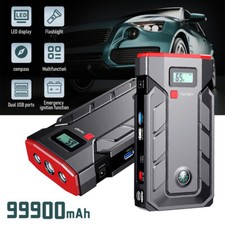 99900mAh Arrancador De Carro Pasar Corriente Auto Bateria Cargador Aparato Pasa
