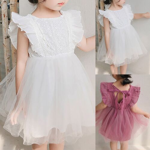 2022 New Summer Fashion Sleeveless Mesh Princess Dresses Korean Style Little - Picture 1 of 29