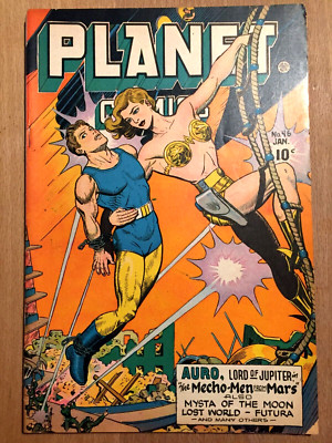 PLANET COMICS No. 46 Jan 1947, Fiction House Magazine, Love Romances Pub.