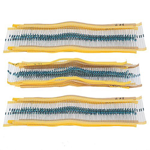 2500 Pcs Metal Film Resistor Assorted Resistors Assortment Kit Kits