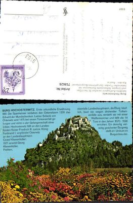 718628 Burg Hochosterwitz St Veit a. d. Glan Informationstext