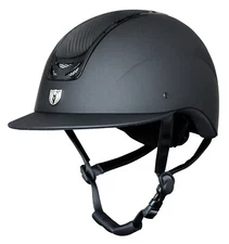 Tipperary Royal Helmet Wide Brim - Carbon Top / Gloss Black Trim - 9503W