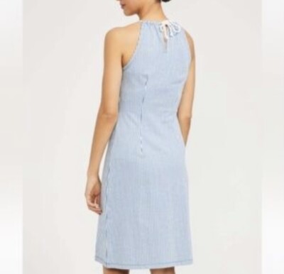 blue halter dress casual Baby Blue Floral Halter Neck Maxi Dress
