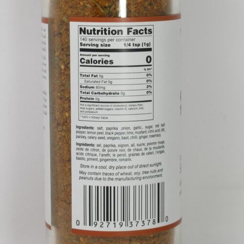 Fisherman's Seafood Spectacular Gourmet Collection Spice Blend 4.9oz - Picture 2 of 2