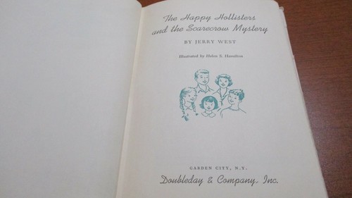 Vintage HAPPY HOLLISTERS and SCARECROW MYSTERY ~ Staubjacke ~ 1957 ~ Jerry West - Bild 4 von 5