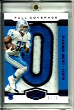 2020 Panini Plates & Patches Full Coverage #d 03/10 D'Andre Swift # FC-9 Rookie