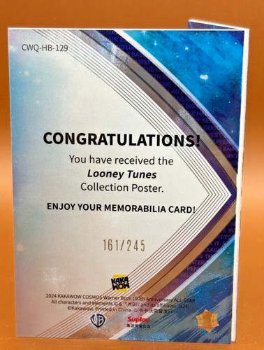 Looney Tunes Collection Posters - 2024 Kakawow Cosmos WB 100 - Pick Your Card - Bild 105 von 145