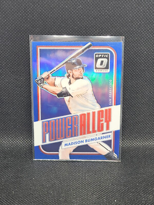 2016 Optic POWER ALLEY PA7 Madison Bumgarner 037/149 BLUE PRIZM (F5)