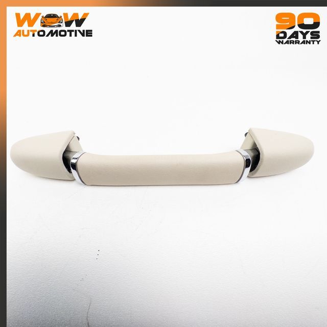 04-13 BENTLEY CONTINENTAL FLYING SPUR GT FRONT REAR GRAB HANDLE BEIGE SET OEM