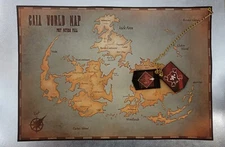 Final Fantasy 7 Custom Cloth Map of Gaia