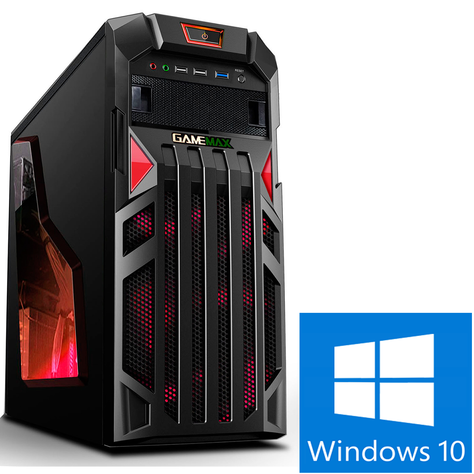 Ultra Fast AMD Quad Core 8GB 1TB Gaming PC Computer 3.8 Windows 10 R7 Graphics 3