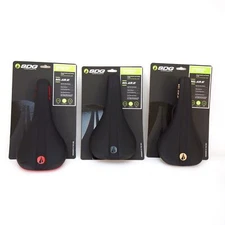 SDG Bel-Air 3.0 260x140mm Lux-Alloy Bicycle Saddle - Red/Black/Tan Base colors