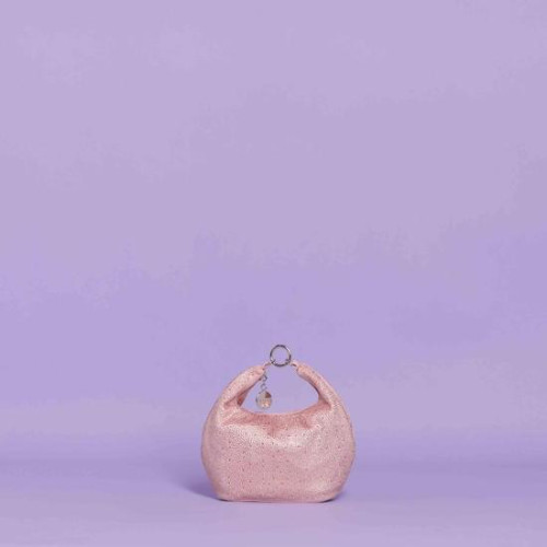 Bolso suave con pedrería en polvo - Mimi Mua