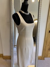 Michael Kors New Taupe Square Neck Knee Length Pencil Dress US Size 8