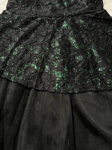 Wicked Elphaba Girls Green/Black Cosplay Dress by Paul Tazewell NWT - Picture 3 of 14