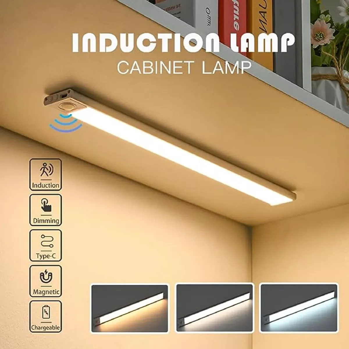 Led closet light fixture online with motion sensor