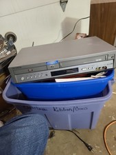 Samsung DVD / VHS Tape Combo Player Tested Plays Great NO REMOTE V3500