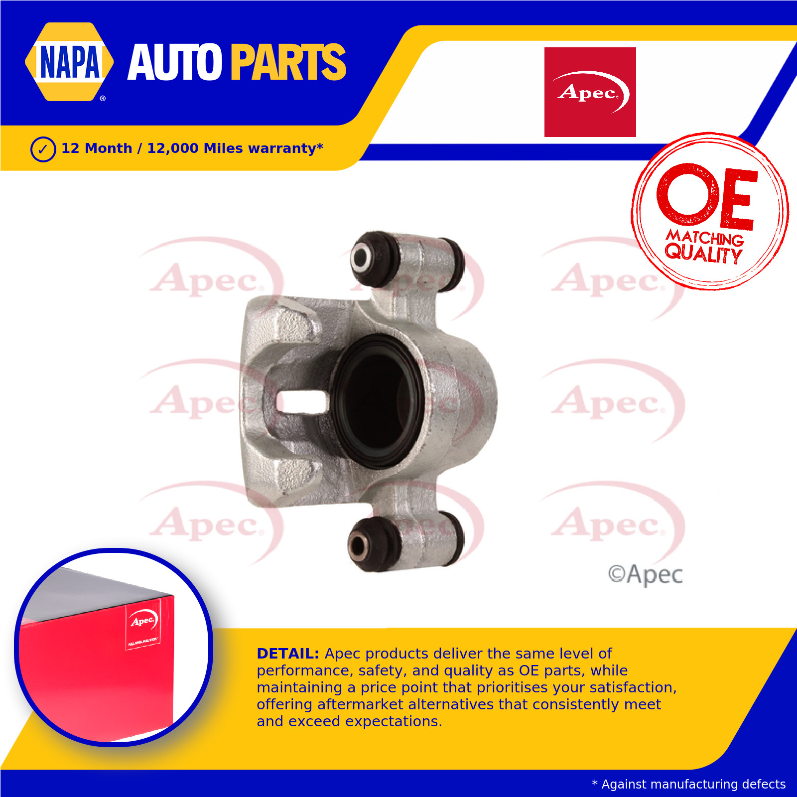 Brake Caliper Front Left LCA309 Apec 5510081A10 5510081A11 5510081A11999 Quality