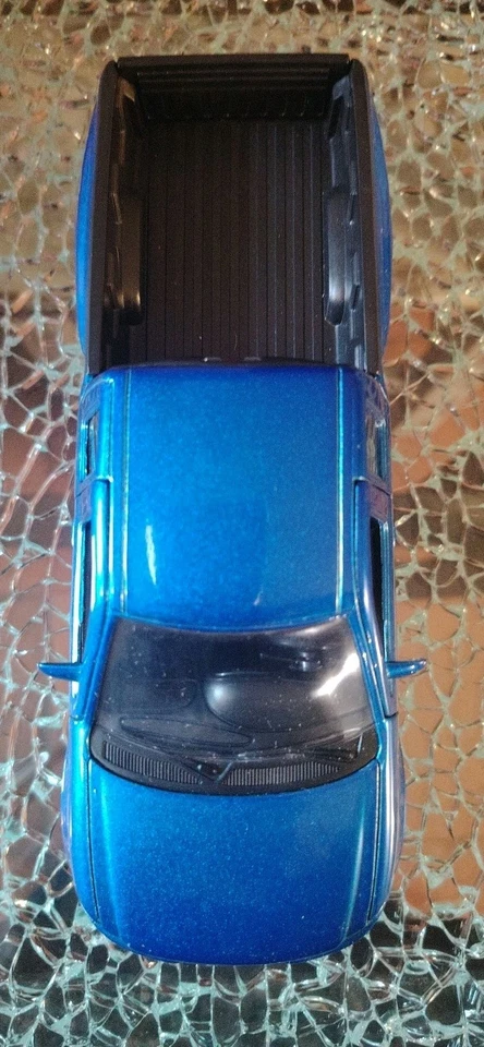  Welly-1:18- 1999- Ford F 150 - Flareside 4X4 Pickup-Blue-20 Cm - Immagine 3 di 4
