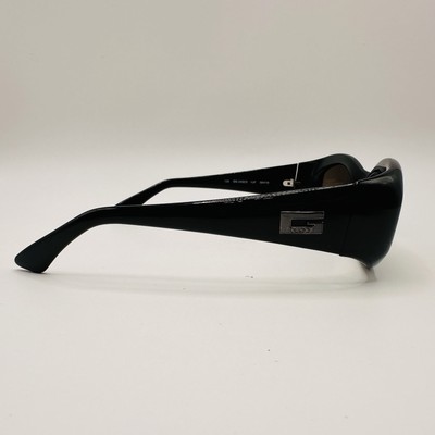 Vintage 1998 Gucci GG 2432/S 1UF Black Oval Sunglasses 50-19  display picture 2