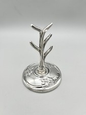 JUGENDSTIL RING STERLINGSILBER BAUM, W.J. MYATT, BIRMINGHAM, 1919