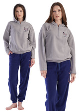 Damen-Pyjama-Trainingsanzug mit Kapuze Vienetta Polar XL 42